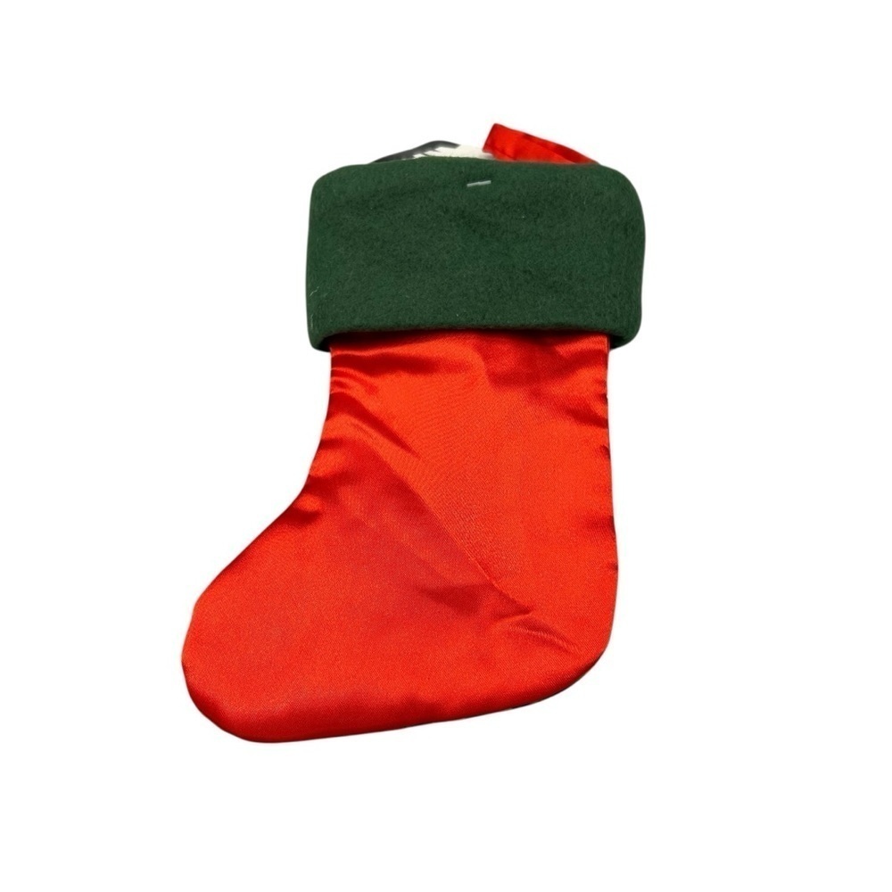 STAR WARS BOBA FETT MINI CHRISTMAS STOCKING RED GREEN HOLIDAY DECOR NWT - Picture 7 of 8